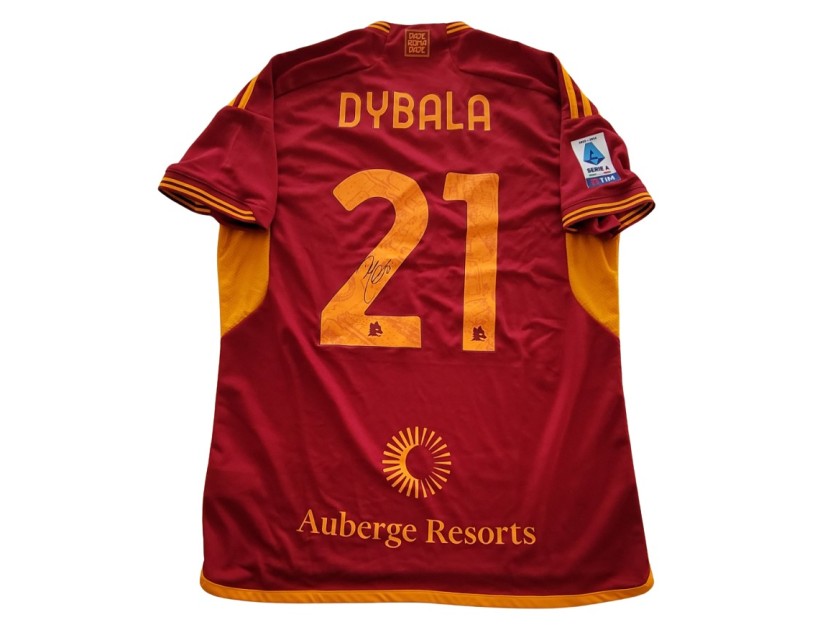 Official Dybala Roma Signed Shirt, 2023/24 