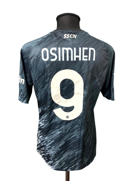 Osimhen's Roma vs Napoli Issued Shirt, 2022