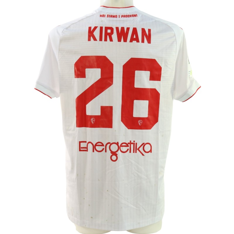 Kirwan's Unwashed Match-Worn Shirt, Padova vs Pro Patria  2025