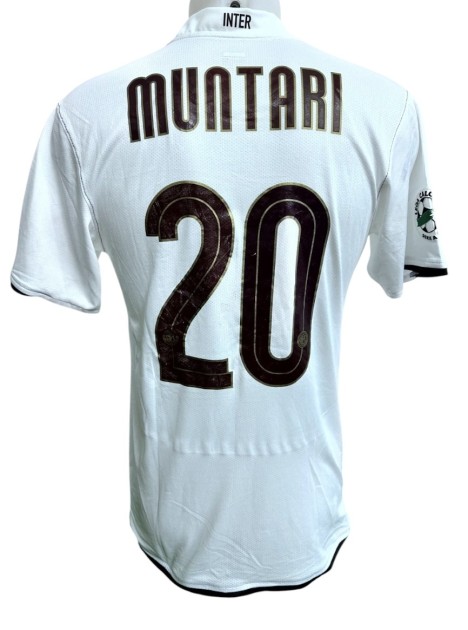 Muntari's Inter Match-Worn Shirt, 2008/09