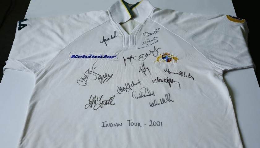 Australian Cricket Team Signed Shirt