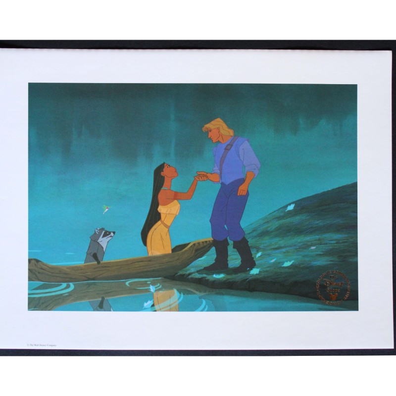 Pocahontas - Litografia originale Disney