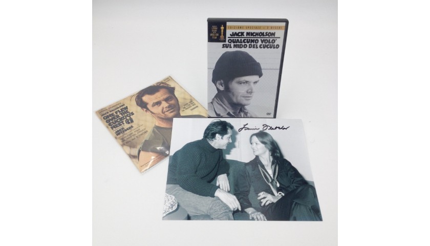 "One Flew Over the Cuckoo's Nest" Photograph Signed by Louise Fletcher + DVD + Single