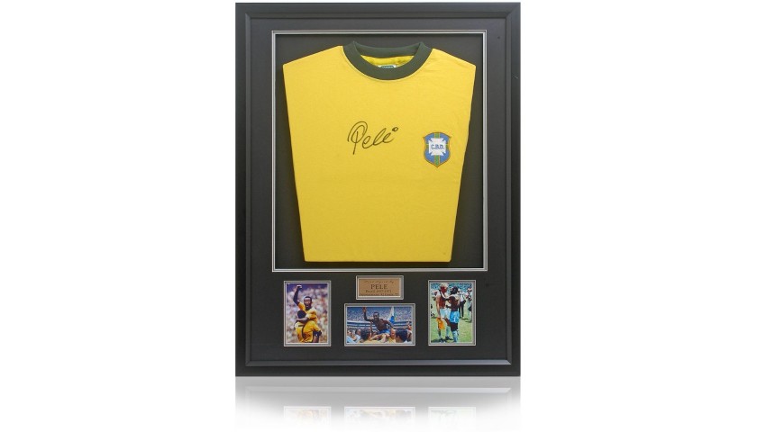 Rare Pelé Brazil Shirt Signed 