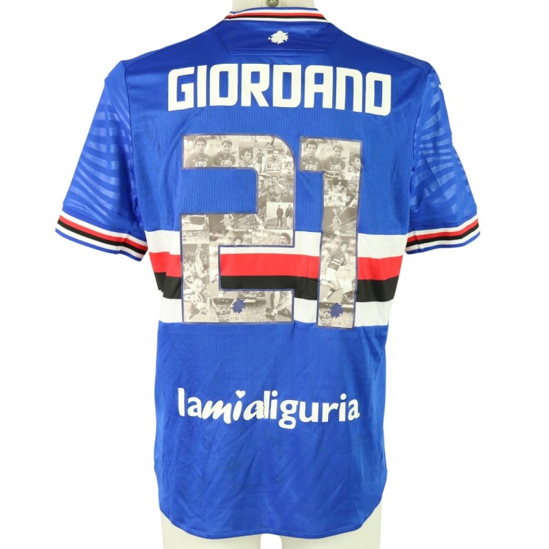 Giordano's Unwashed Shirt, Sampdoria vs Parma 2024 - Special Vialli