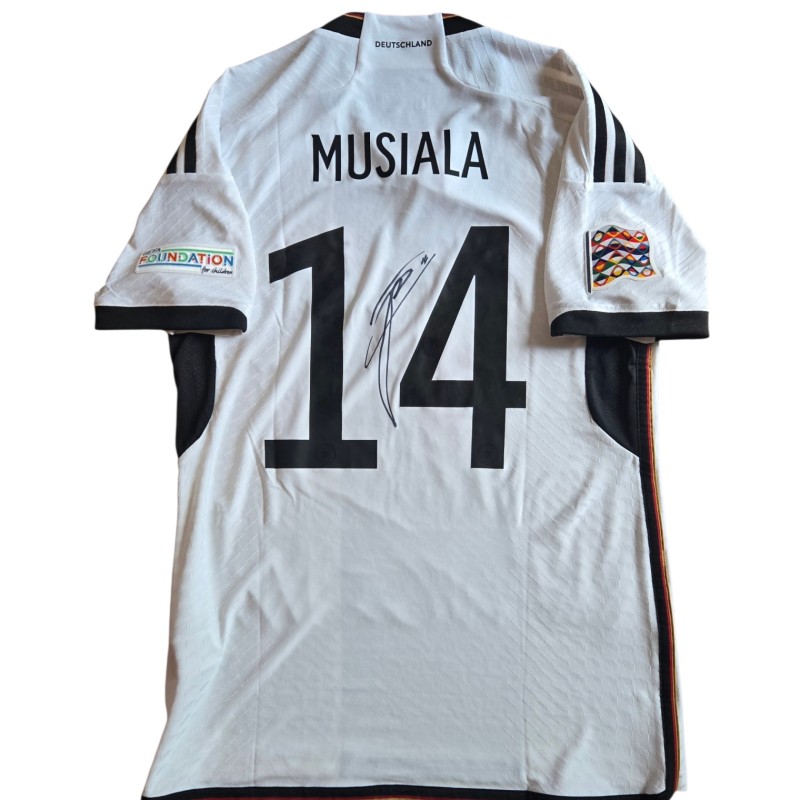 Musiala's Signed Match-Issued Shirt, England vs Germany Nations League 2022