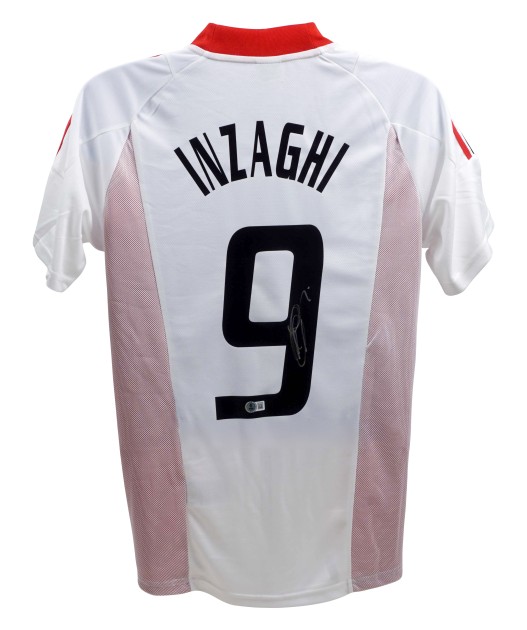 Filippo Inzaghi's AC Milan Signed Replica Shirt