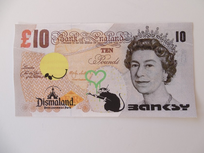 Banksy Ten Pounds Dismaland