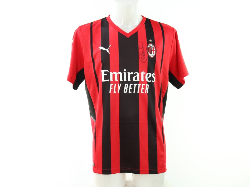 Milan's Official Shirt, 2021/22 - Signed by Franco Baresi