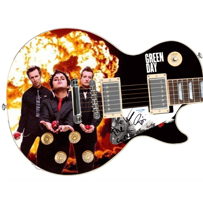 Green Day Signed Signature Edition Graphics Guitar