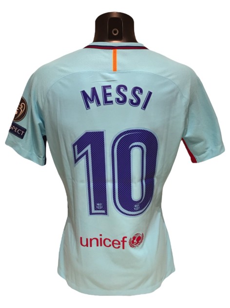 Lionel Messi's FC Barcelona 2018 Match-Issued Shirt, vs AS Roma