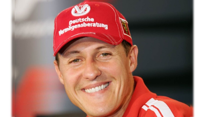 Michael Schumacher Signed Ferrari Cap - CharityStars