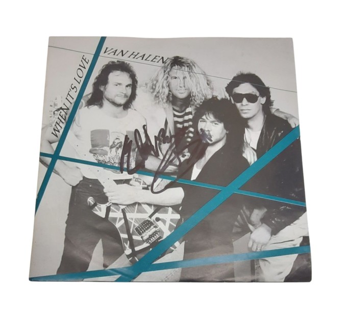 Eddie Van Halen Signed 7" Vinyl 45