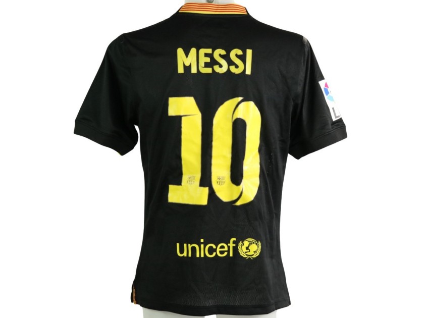 Messi's Barcelona Match-Issued Shirt, 2013/14