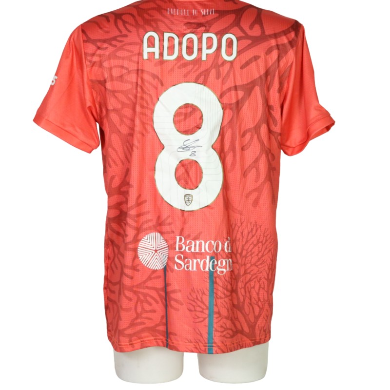 MAGLIA CAGLIARI MATCH Worn Shirt 2024 2025 Luvumbo Certificato Di Autenticità EUR 120,00 - ES