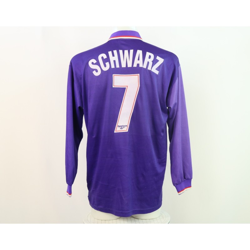 Schwarz's Fiorentina Match-Issued Shirt, 1995/96