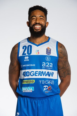 Pallacanestro Brescia Jersey Worn and Signed by Mike Cobbins – Nickname Day