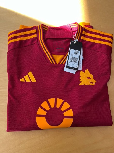 Cristante's Signed Official Roma Shirt, 2023/24