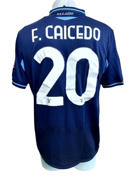 Maglia Gara Caicedo Napoli vs Lazio, Coppa Italia 2020