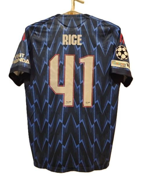 Maglia gara Arsenal Rice, UEFA Champions League