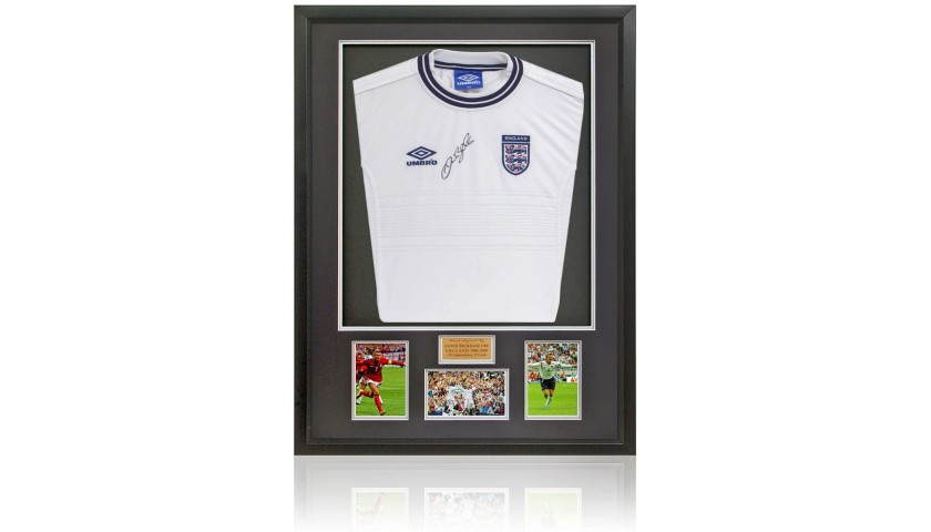David Beckham OBE Hand Signed England Home Shirt