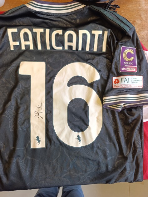 Faticanti's Signed Unwashed Shirt, Forlì vs Juventus Next Gen 2026 - Special Patch FAI