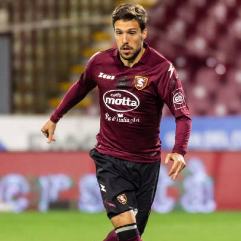 Verdi's Salernitana Signed Match Shirt, 2021/22 