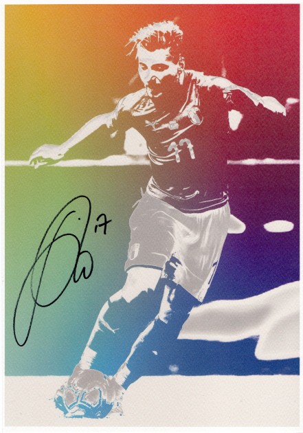 Artistic Print signed by Ciro Immobile