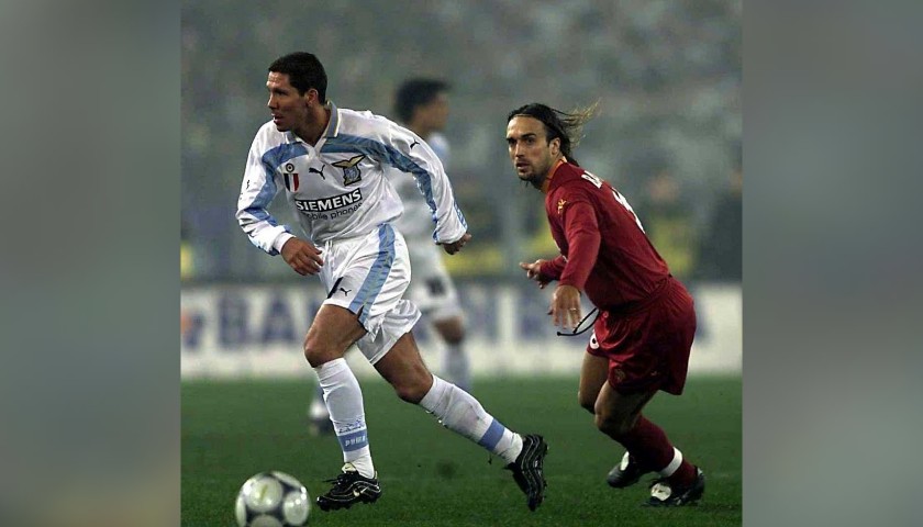 Simeone's Official Lazio Signed Shirt, 2000/01 