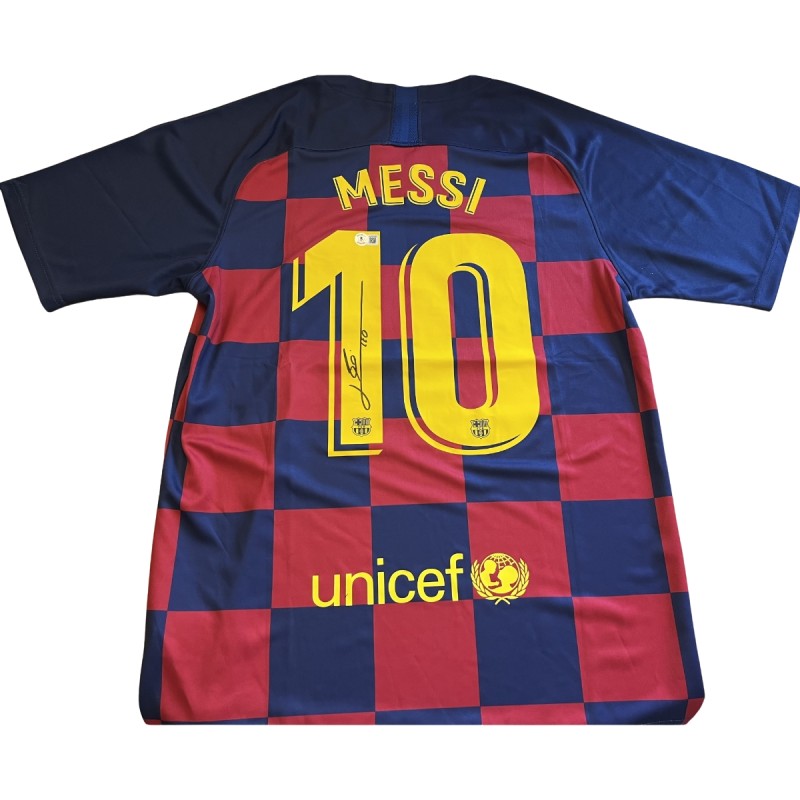 Messi's Barcelona 2019/20 Signed Shirt