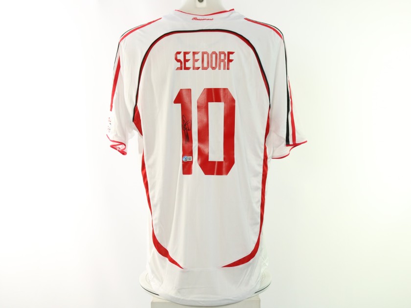 Clarence Seedorf's AC Milan Signed Replica Shirt