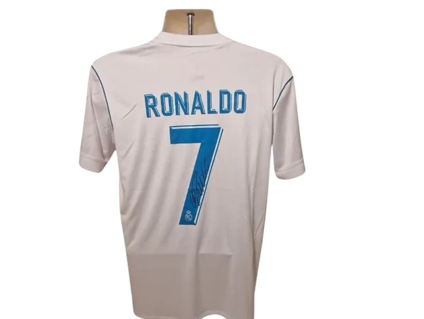 Cristiano Ronaldo's Real Madrid 2017/18 Signed Replica Shirt