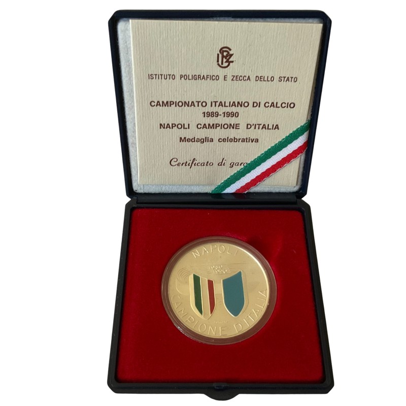 Napoli's Official Scudetto Medal, 1989/90