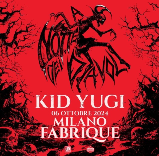 2 ingressi VIP per il Concerto Sold-Out di Kid Yugi al Fabrique di Milano 6 ottobre