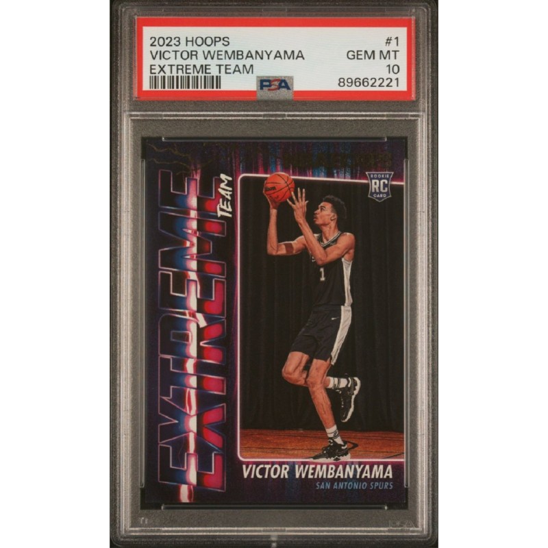 Victor Wembanyama Signed Rookie Card