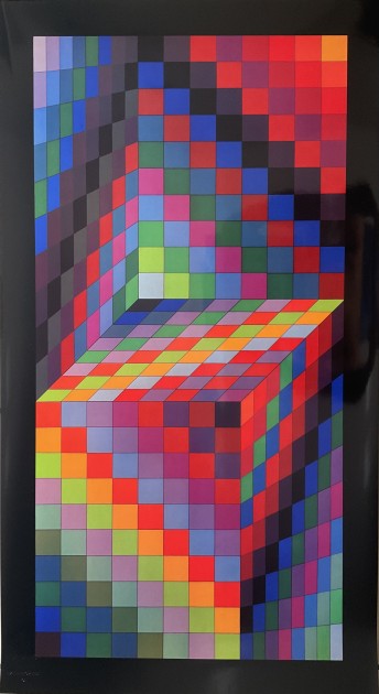 "Axo-77" di Victor Vasarely