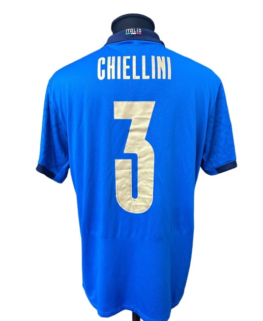Chiellini's Match-Issued Shirt, Italy vs England - Euro 2020 Final