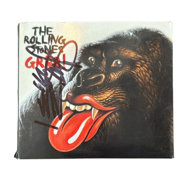 "GRRR!" CD autografato da Keith Richards dei Rolling Stones