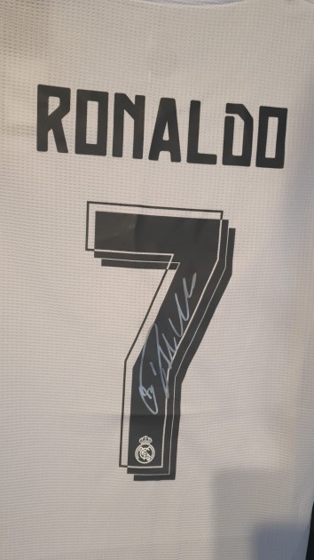 Ronaldo's Real Madrid Match Shirt, 2015/16 - CharityStars