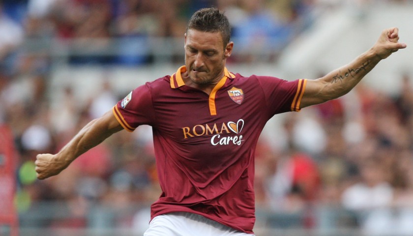 Official Roma 2013/14 Shirt - Autographed by Totti