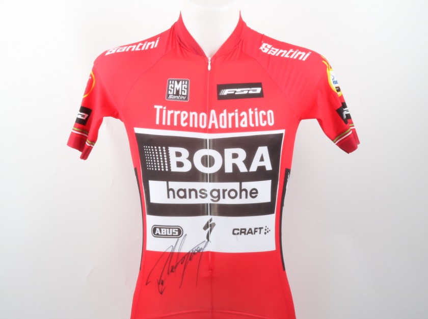 Peter Sagan Red Shirt, Tirreno Adriatico 2017 - Signed
