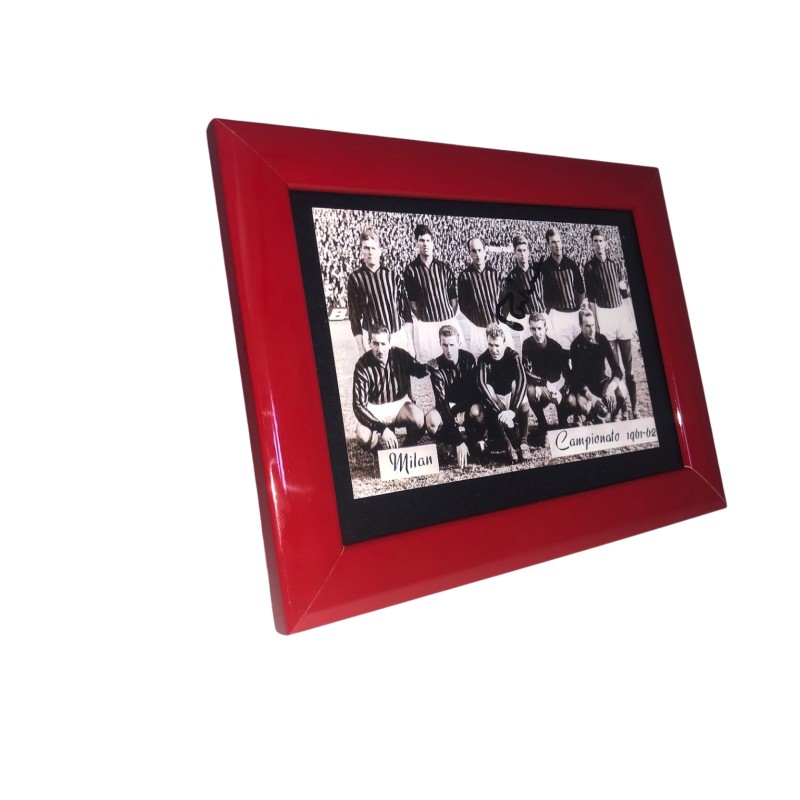 AC Milan Framed Team Picture, 1961/62 - Signed by Rivera