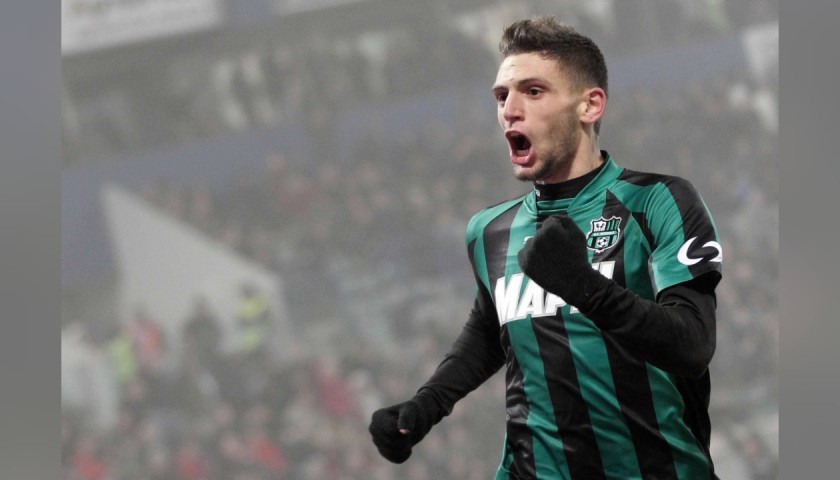 Berardi's Official Sassuolo Shirt, 2014/15 - Signed by the players