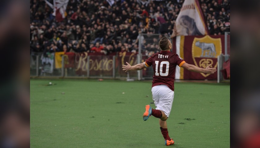 Totti's Authentic Roma Signed Shirt, 2014/15 - CharityStars