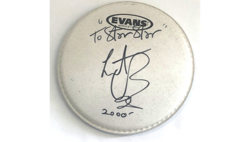 Rolling Stones Charlie Watts Autographed Drumhead