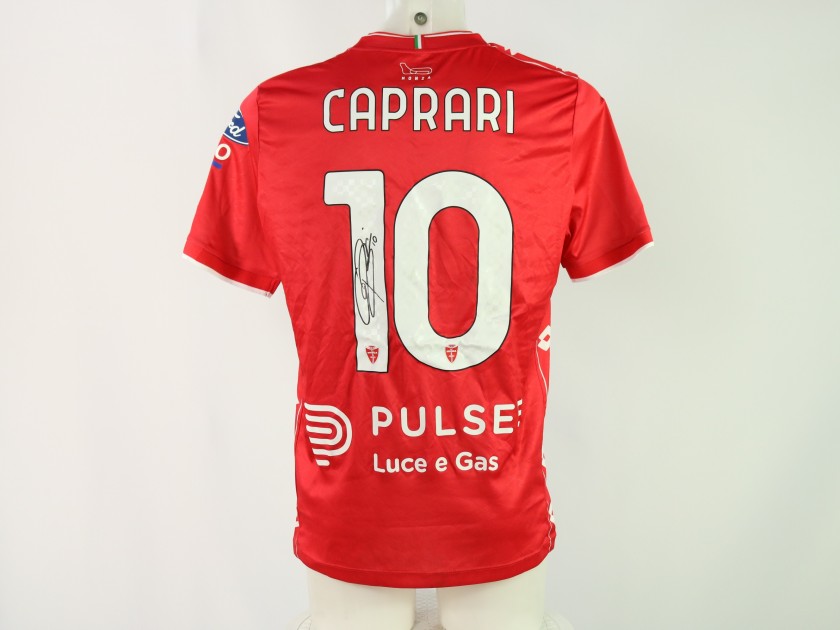 Caprari's Signed Unwashed Shirt, Como vs Monza 2024