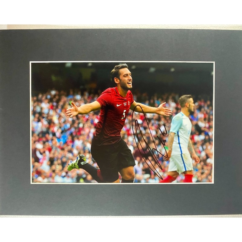 Hakan Calhanoglu's Turkey Signed and Framed Picture