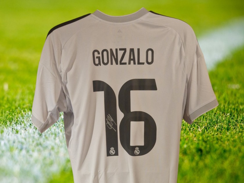 Gonzalo Garcia Signed Real Madrid 2025-26 Home Football Shirt
