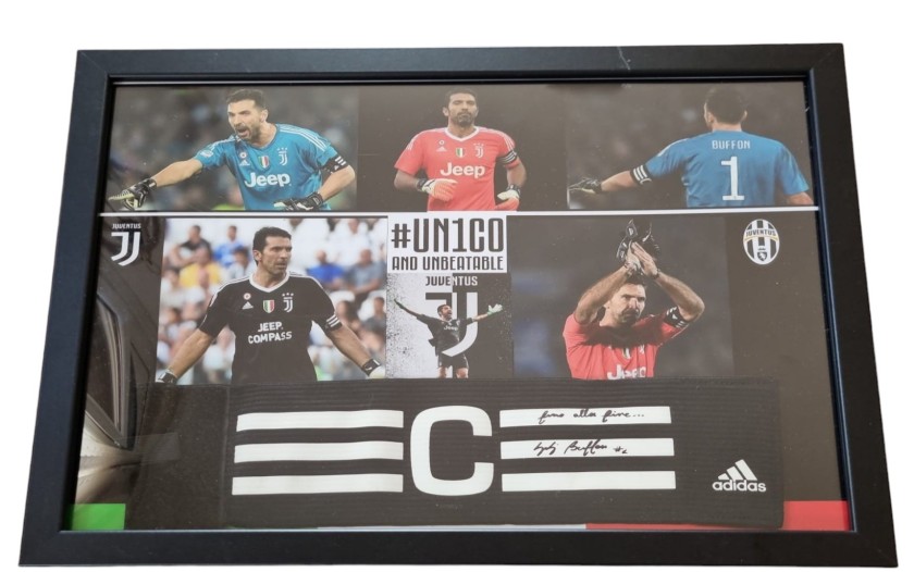 Adidas Match-Issued Captain's Armband - Signed by Gianluigi Buffon