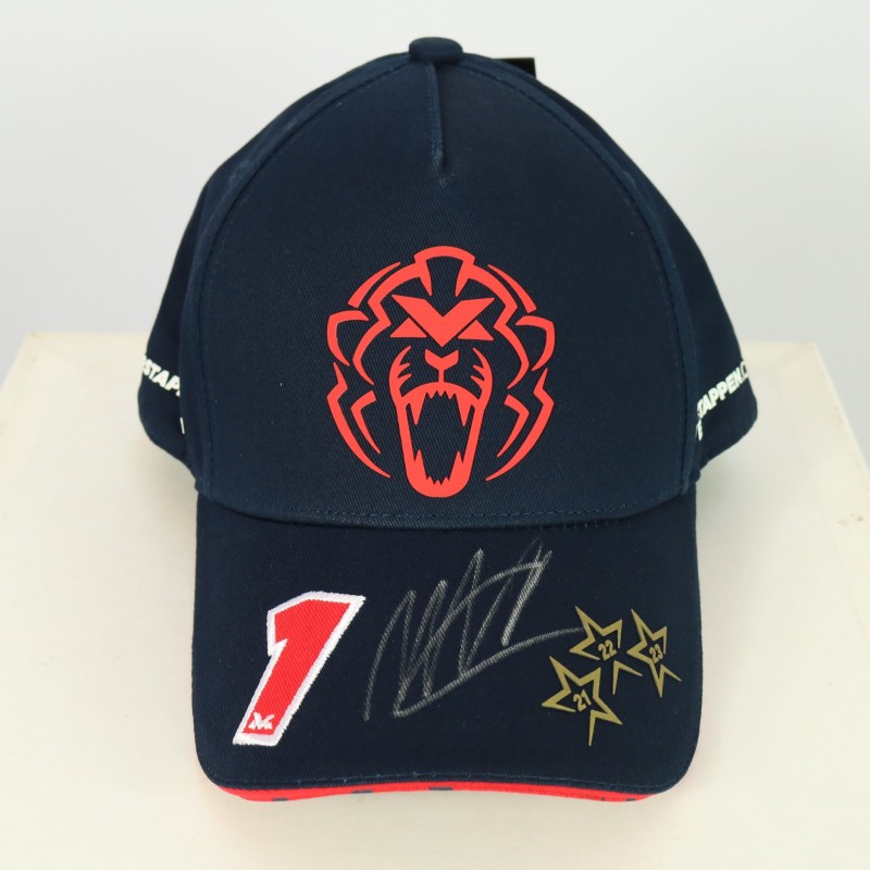 Cappellino ufficiale Verstappen World Champion 2023 - Autografato + Card autografata